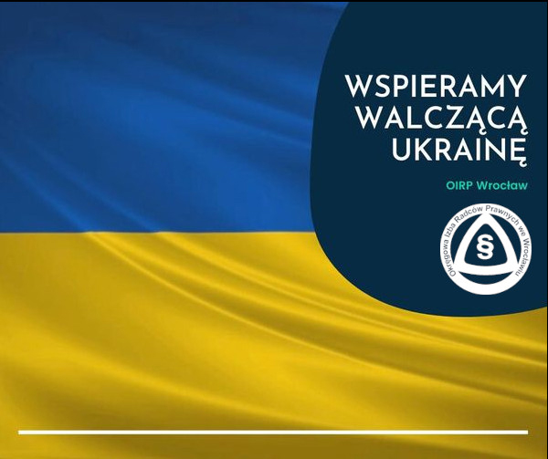 Zbiórka rzeczowa dla adwokatów z Ukrainy - jeszcze tylko do 6.04.2022! 