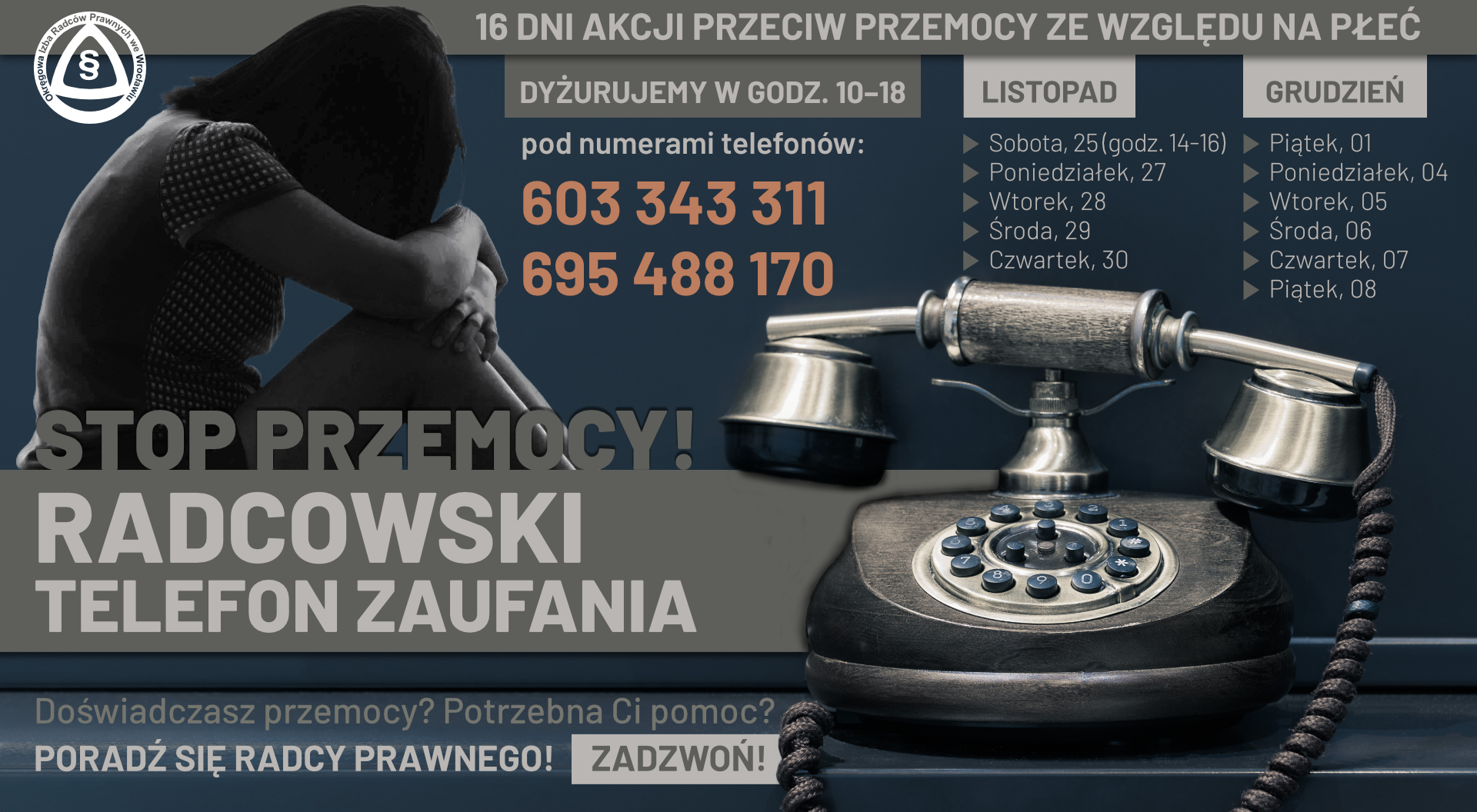 Radcowski telefon zaufania 2023 r. 