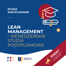 8% rabatu dla aplikantów radcowskich i radców prawnych OIRP Wrocław na Lean Management – Menedżerskie studia podyplomowe organizowane przez CKU przy Uniwersytecie Ekonomicznym we Wrocławiu