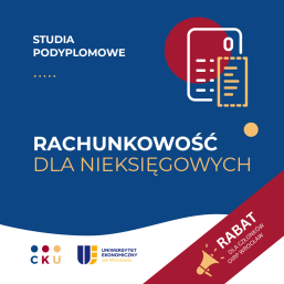 10% rabatu dla aplikantów radcowskich i radców prawnych OIRP Wrocław na  studia podyplomowe Rachunkowość dla nieksięgowych organizowane przez CKU przy Uniwersytecie Ekonomicznym we Wrocławiu