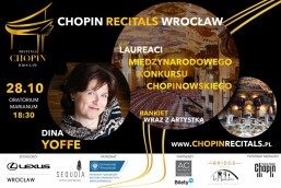 Chopin Recitals Wrocław Dina Yoffe – zniżka dla radców prawnych i aplikantów radcowskich OIRP Wrocław