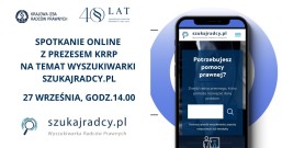 Zaproszenie na spotkanie zdalne - wyszukiwarka szukajradcy.pl